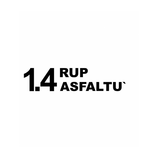 Sticker 1.4 rup asfaltu'