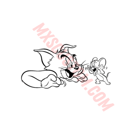 Sticker Tom & Jerry v2