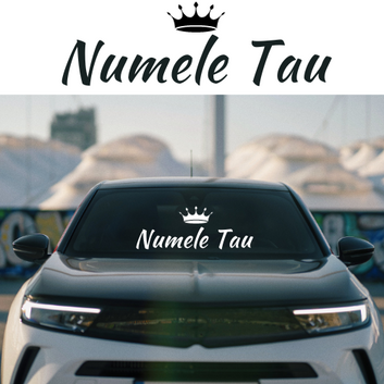 Sticker personalizat cu Numele Tau