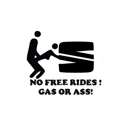 Sticker GAS OR ASS Seat
