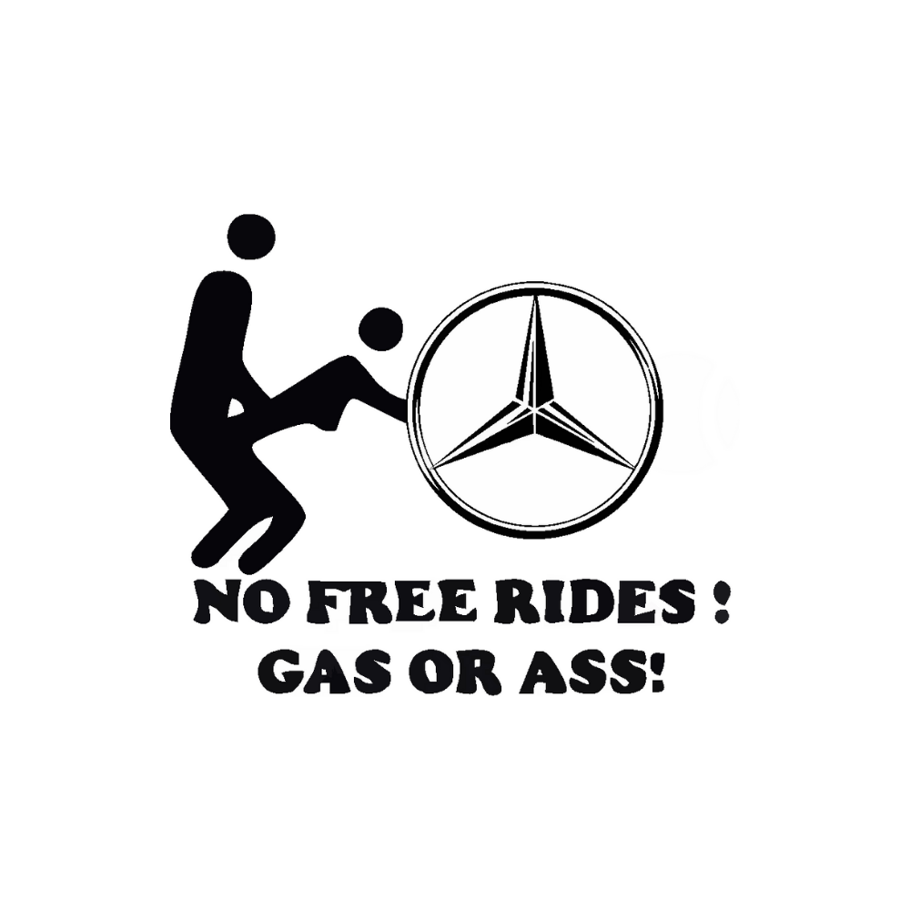 Sticker GAS OR ASS Mercedes Benz