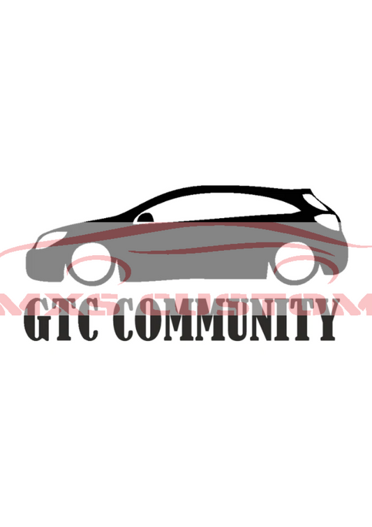Sticker  Opel Astra H GTC COMMUNITY