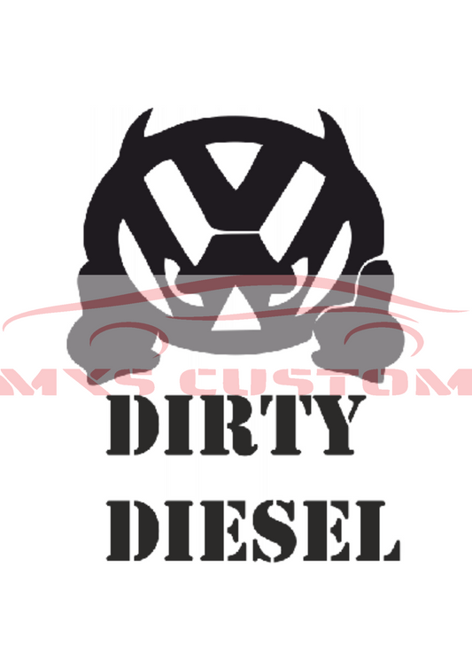 Sticker Volkswagen Dirty diesel