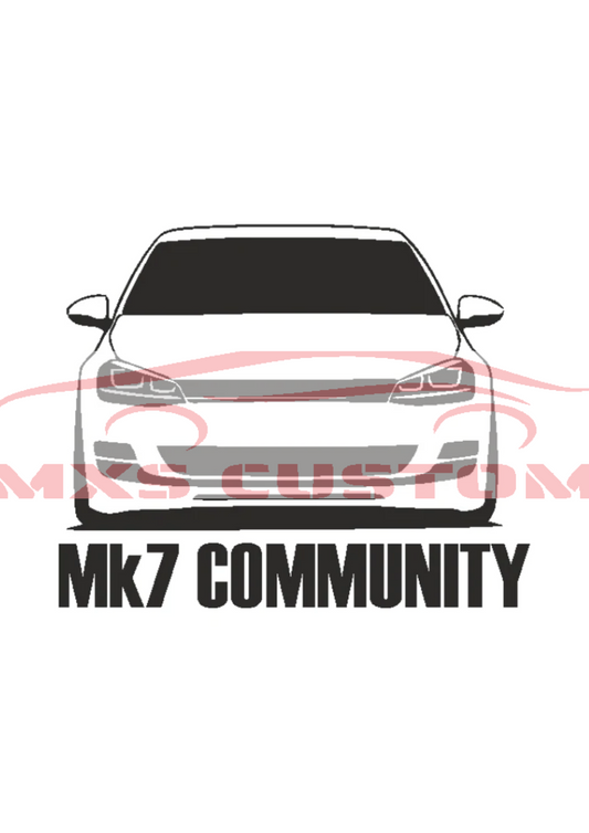 Sticker  Volkswagen Golf MK7 community