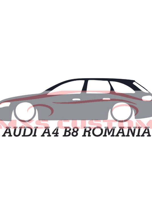 Sticker Audi A4  B8 Romania