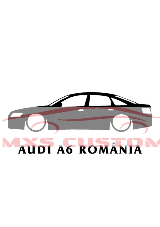 Sticker Audi A6 C6 Romania