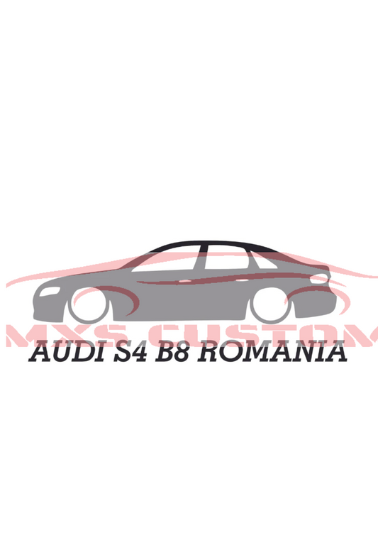 Sticker Audi S4 B8 Romania