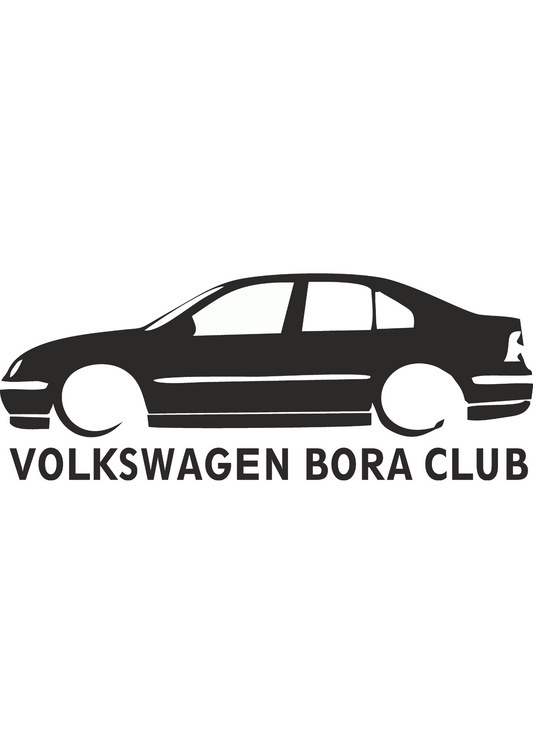 Sticker Volkwagen Bora Club
