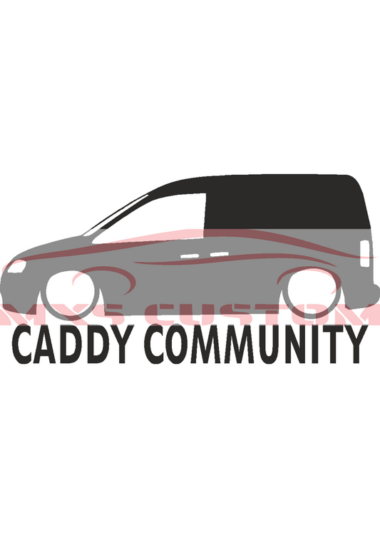 Sticker Volkswagen Caddy community