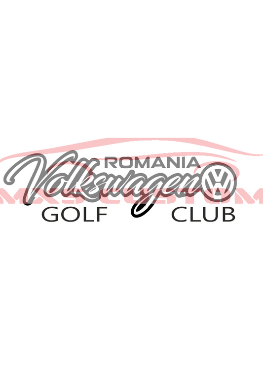 Sticker Golf Club Romania