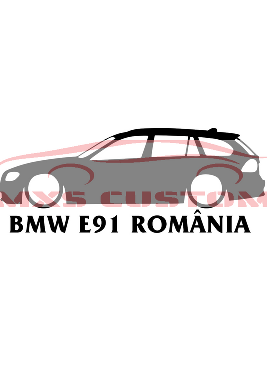 Sticker BMW E91 Romania