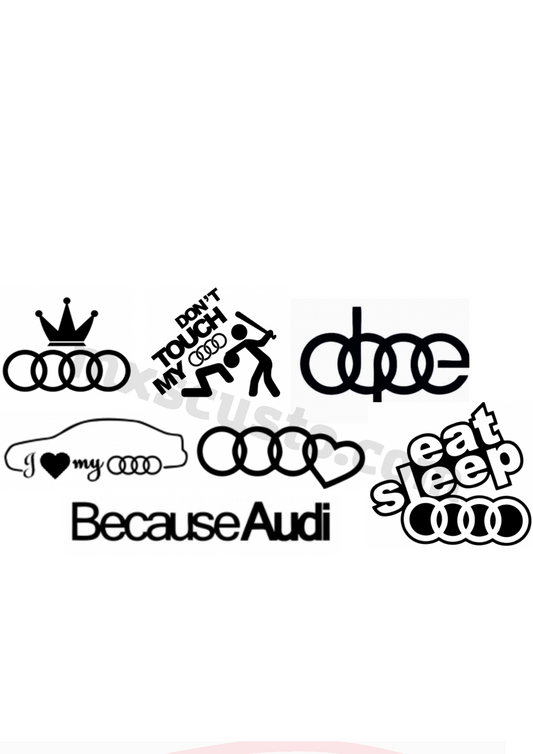 Set stickere Audi