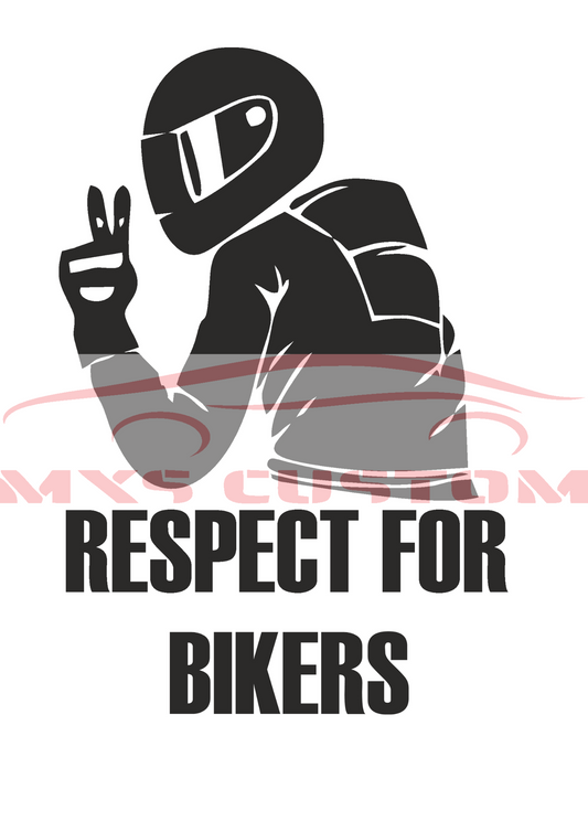 Sticker Respect bikers