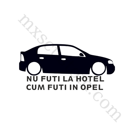 Sticker Opel astra G