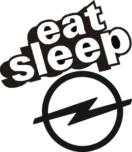 Sticker EAT SLEEP OPEL