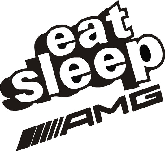Sticker EAT SLEEP AMG