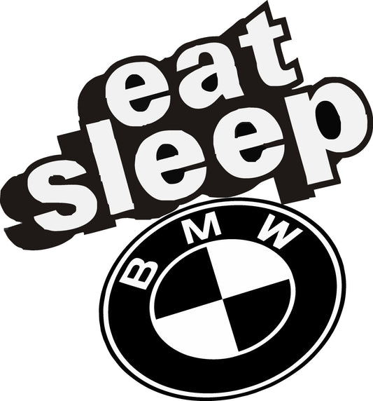 Sticker EAT SLEEP BMW