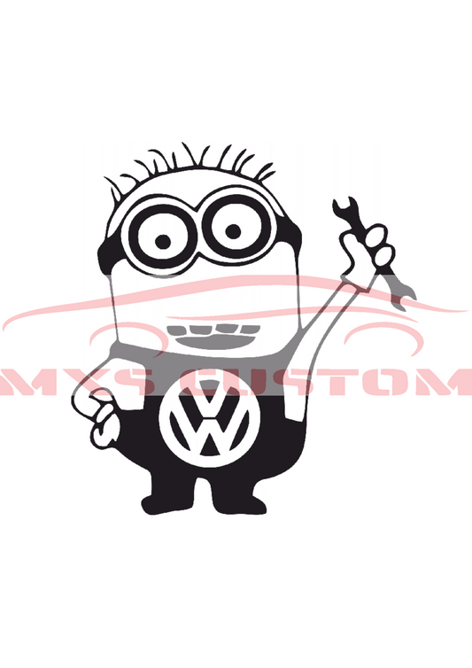 Sticker  Volkswagen minion