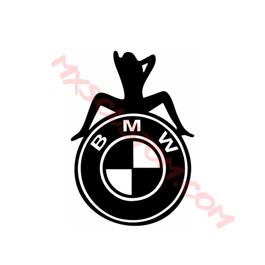 Sticker Bmw Girl v2