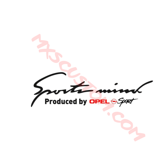 Sticker Sports Mind Opel