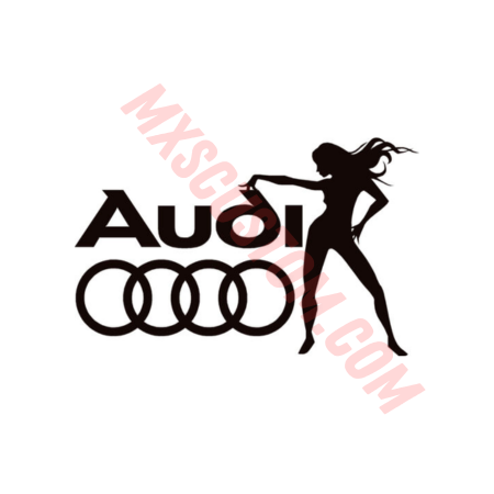 Sticker Audi girl