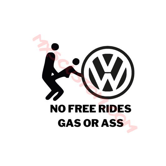 Sticker GAS OR ASS VOLKSWAGEN