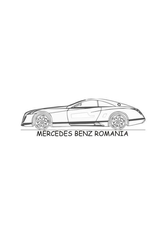Sticker Mercedes Benz Romania