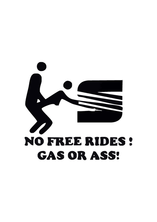 Sticker GAS OR ASS SEAT