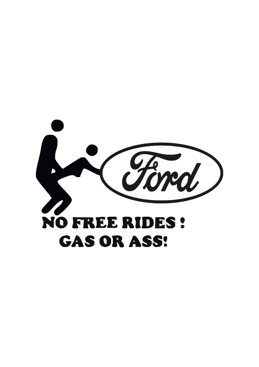 Sticker GAS OR ASS FORD
