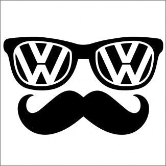 Sticker Volkswagen glasses