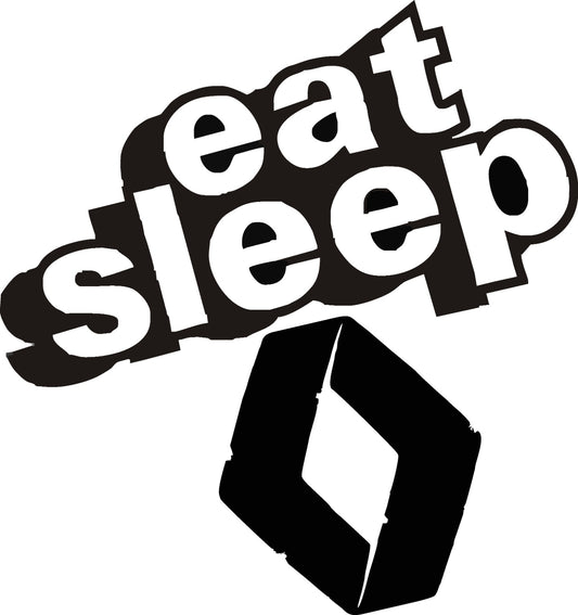 Sticker EAT SLEEP RENAULT
