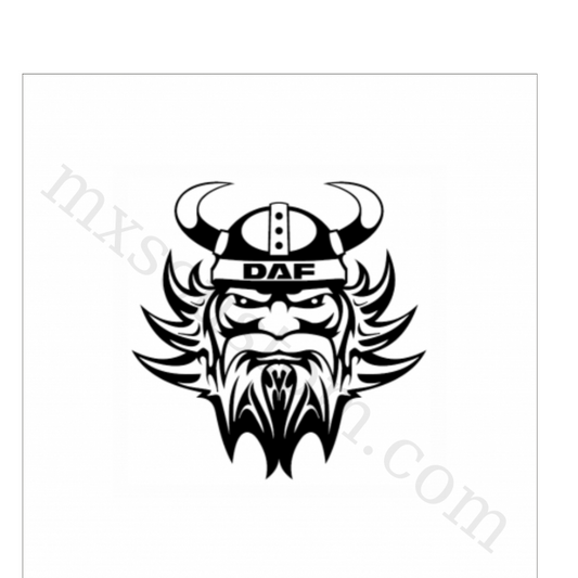 Sticker Daf viking