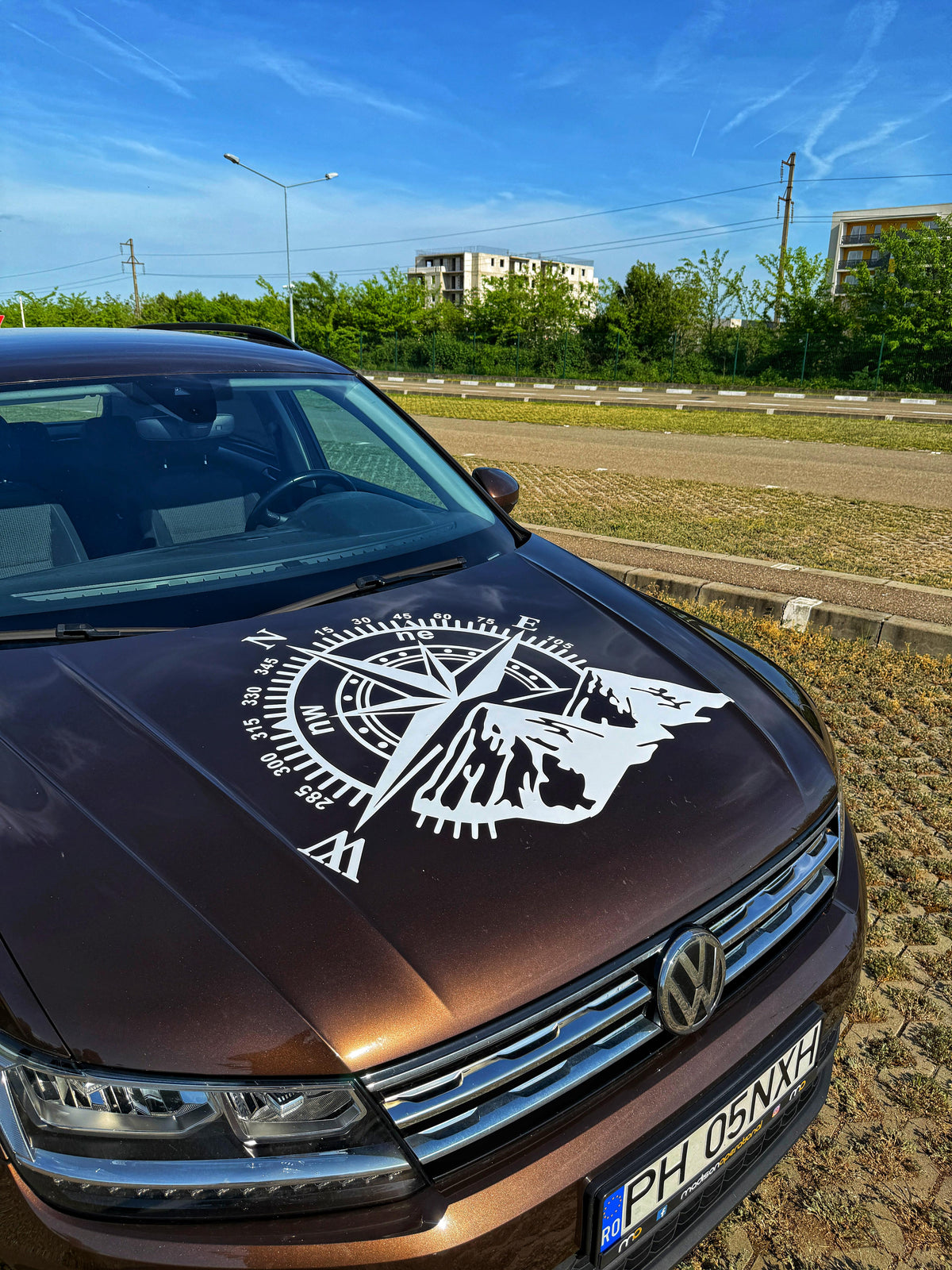 Compas Sticker For Bike Sticker off-road compas