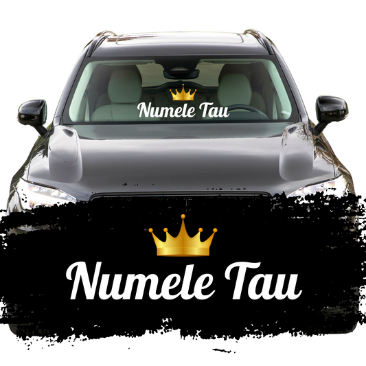 Sticker personalizat cu Numele Tau