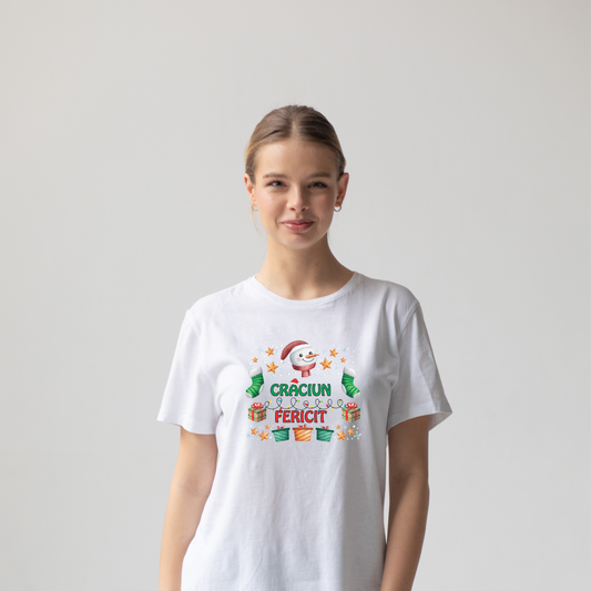 Tricou Dama Craciun Fericit