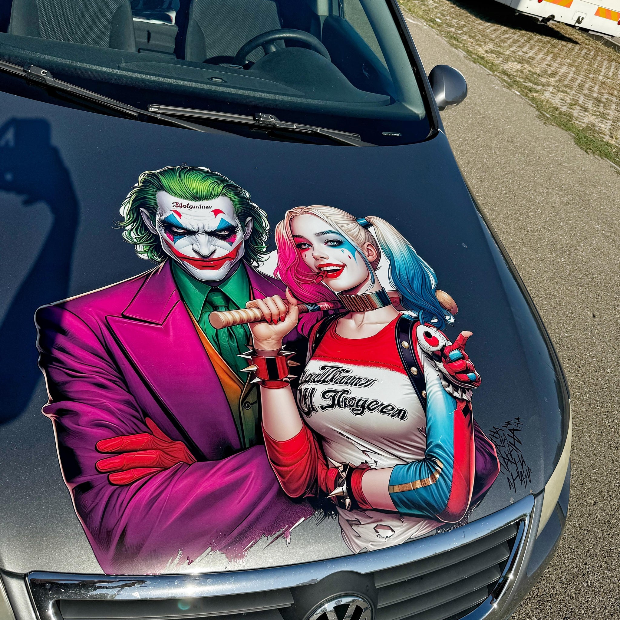 Sticker Joker & Harley Queen