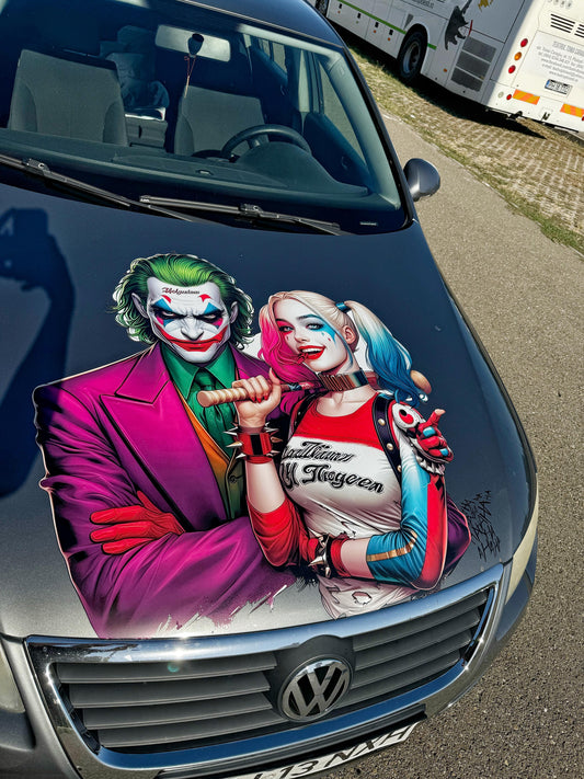 Sticker Joker & Harley Queen