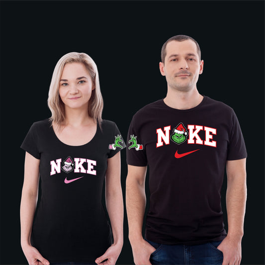 Set tricouri cuplu Nike Grinch