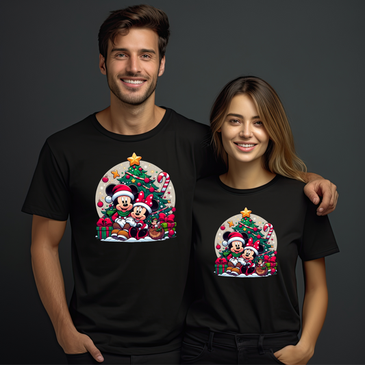 Set tricouri cuplu Micky Mouse