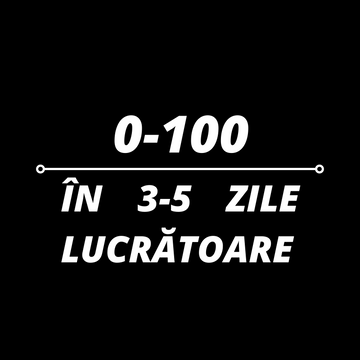 Sticker 0-100 in 3 zile lucratoare