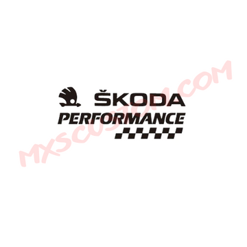 Sticker Skoda Performance