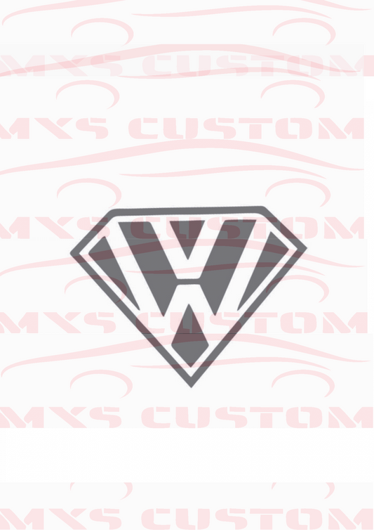 Sticker volkswagen diamond