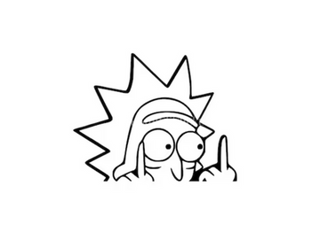 Sticker Rick fuck