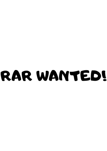 Sticker  RAR WANTED