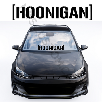 Sticker parbriz Hoonigan